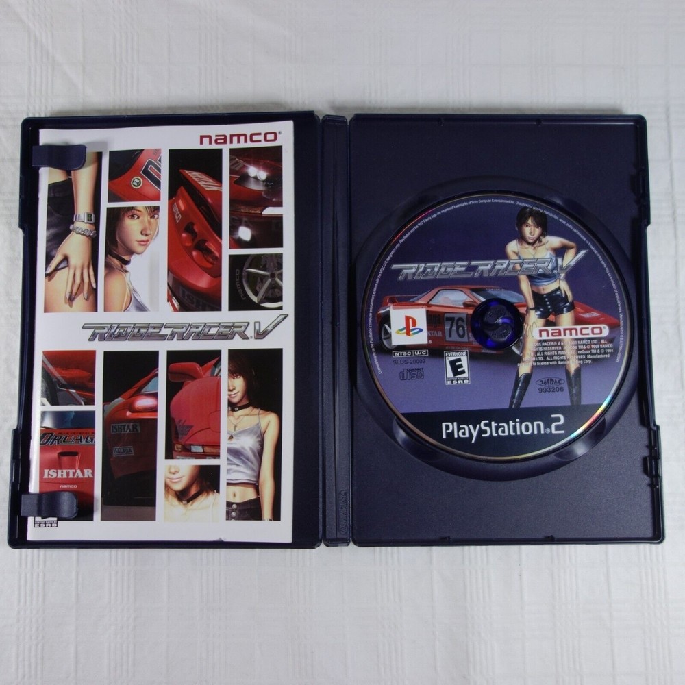 Racing PS2 - 2 Complete Games - DT Racer & Ridge Racer V - Black Label - WORKS - Picture 3 of 12